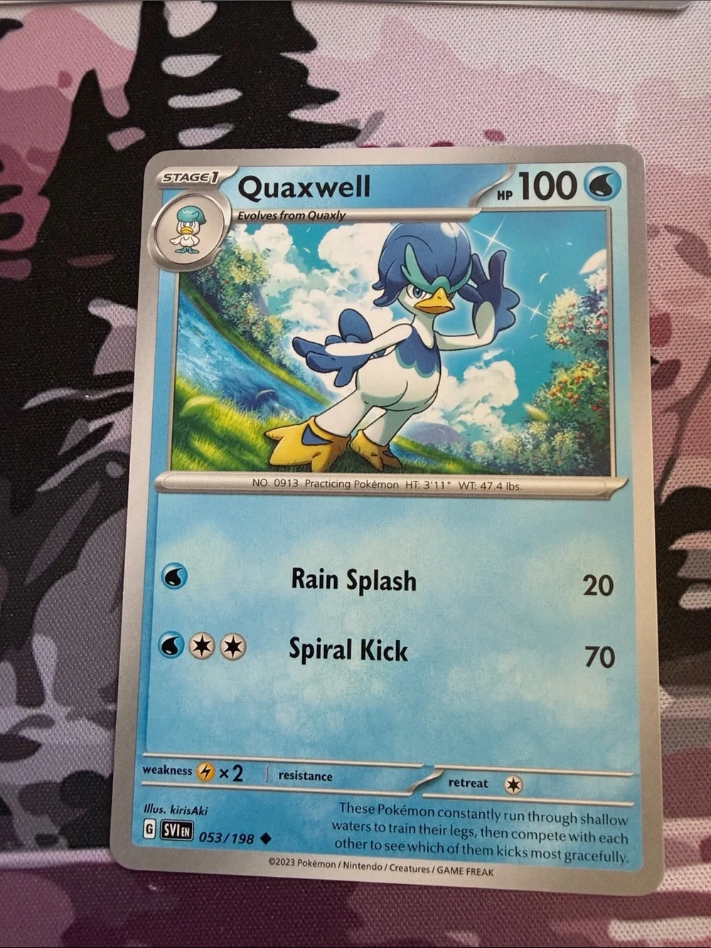 Quaxly, Quaxwell & Quaquaval Evolution Lot | Scarlet & Violet + Surging Sparks